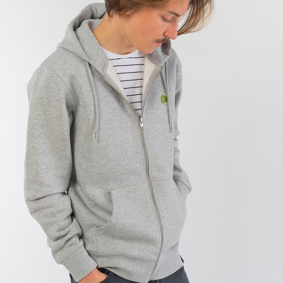 M-STSM566-Standard-Zipper-aus-Bio-Baumwolle-Fair-Gehandelte-T-Shirts-Herren-VINCENTIO-Heather-Grey-Vorne3