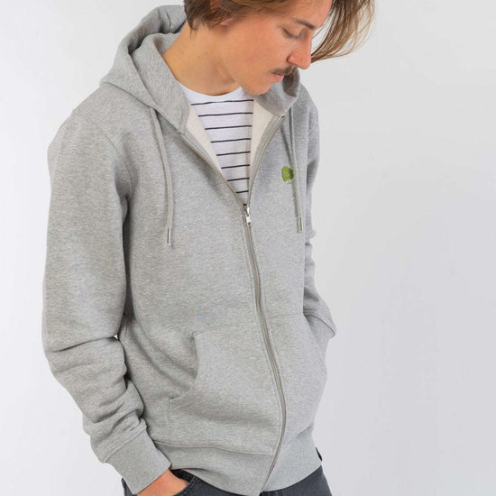M-STSM566-Standard-Zipper-aus-Bio-Baumwolle-Fair-Gehandelte-T-Shirts-Herren-VINCENTIO-Heather-Grey-Vorne3