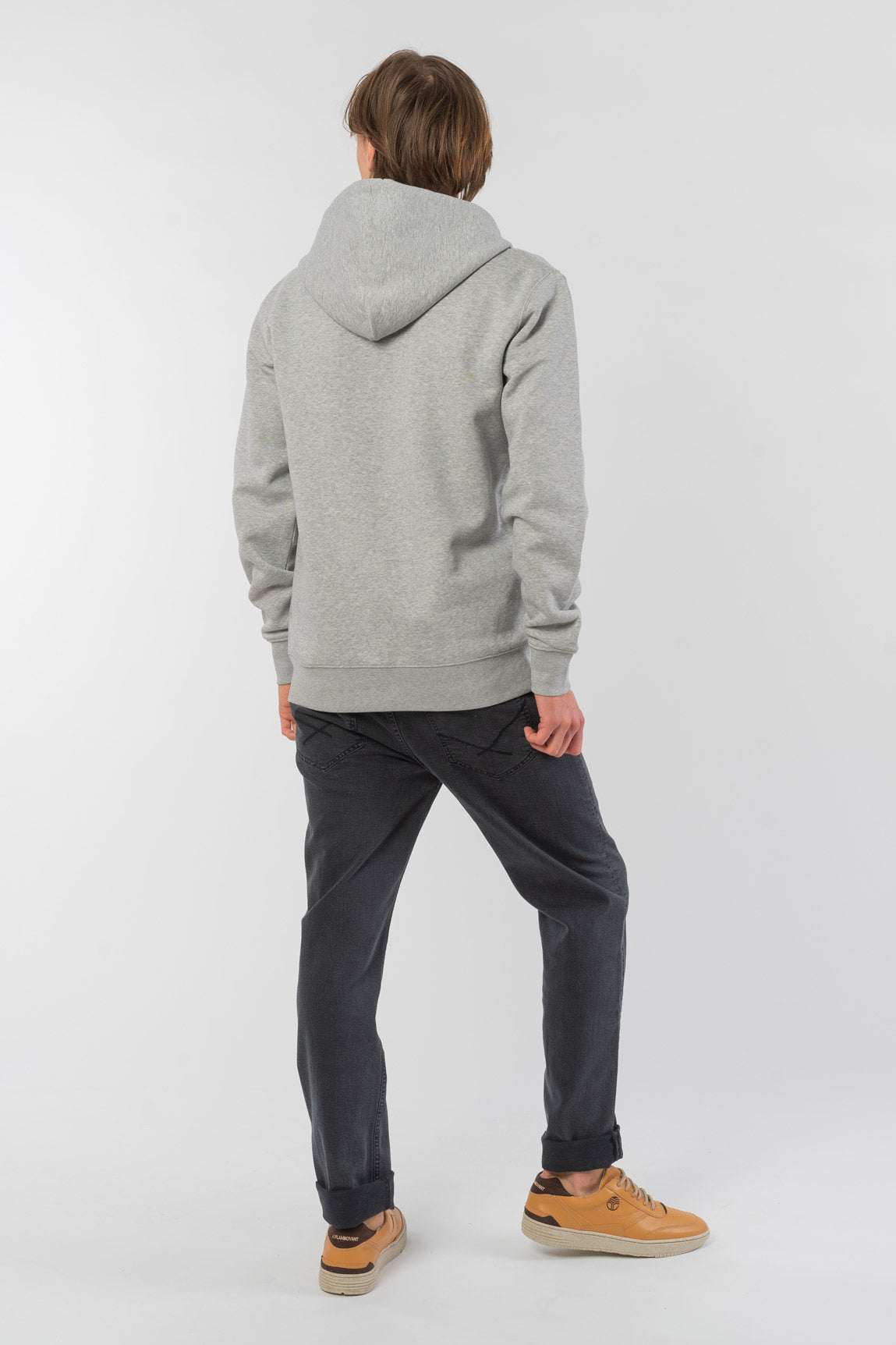 M-STSM566-Standard-Zipper-aus-Bio-Baumwolle-Fair-Gehandelte-T-Shirts-Herren-VINCENTIO-Heather-Grey-Vorne5