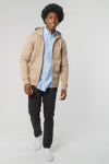 M-STSM566-Standard-Zipper-aus-Bio-Baumwolle-Fair-Gehandelte-T-Shirts-Herren-VINCENTIO-Heather-Sand-Vorne1
