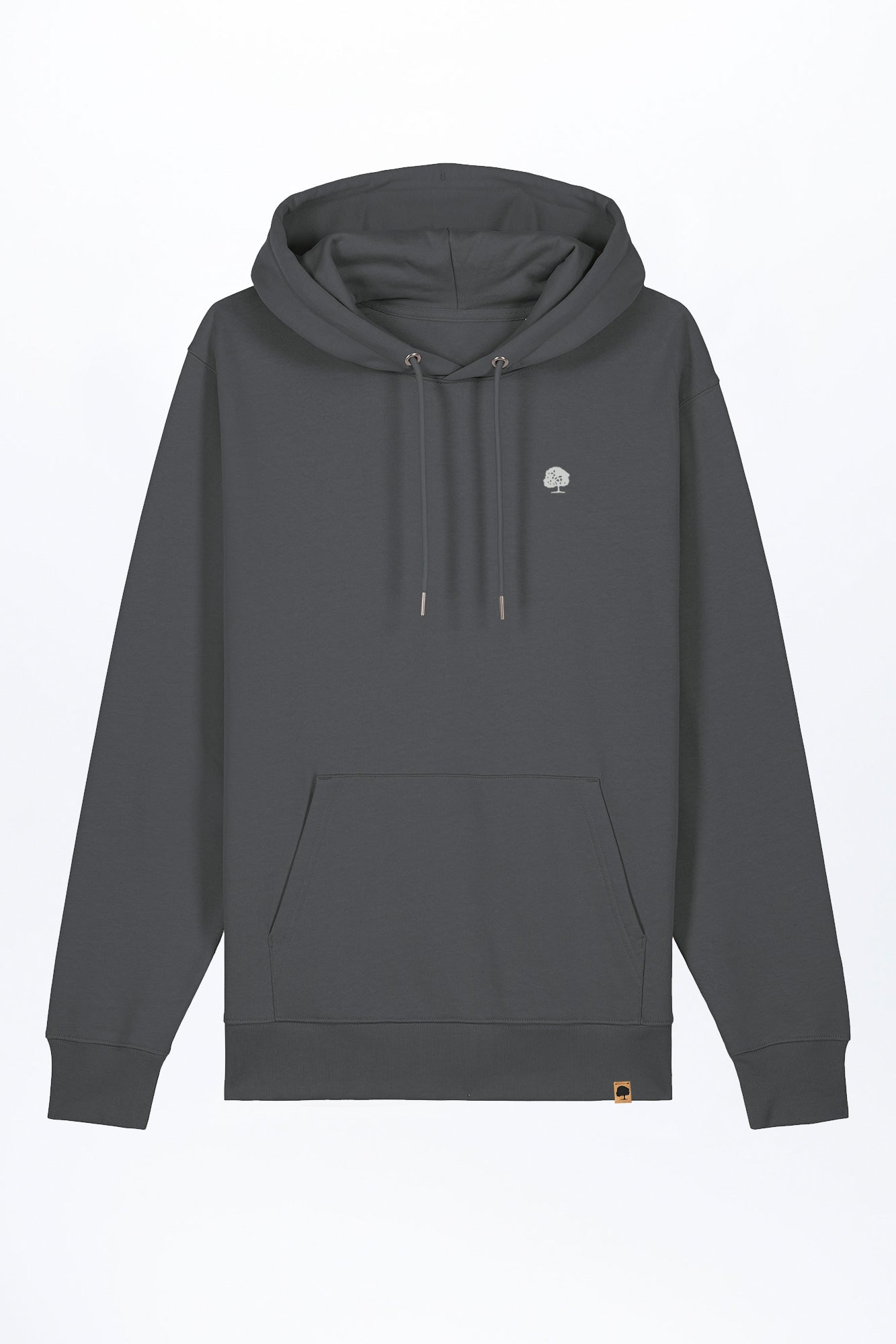M-STSU177-Standard-Hoodie-aus-Bio-Baumwolle-Bio-Sweatshirts-IPERIO-Anthracite-Vorne