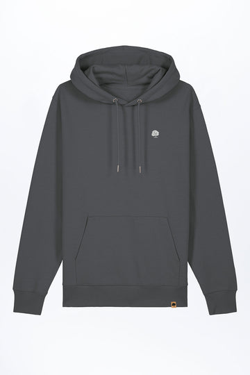 M-STSU177-Standard-Hoodie-aus-Bio-Baumwolle-Bio-Sweatshirts-IPERIO-Anthracite-Vorne