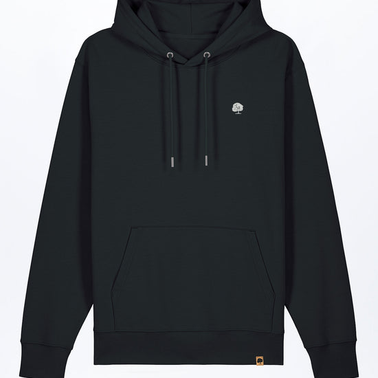 M-STSU177-Standard-Hoodie-aus-Bio-Baumwolle-Bio-Sweatshirts-IPERIO-Black-Vorne