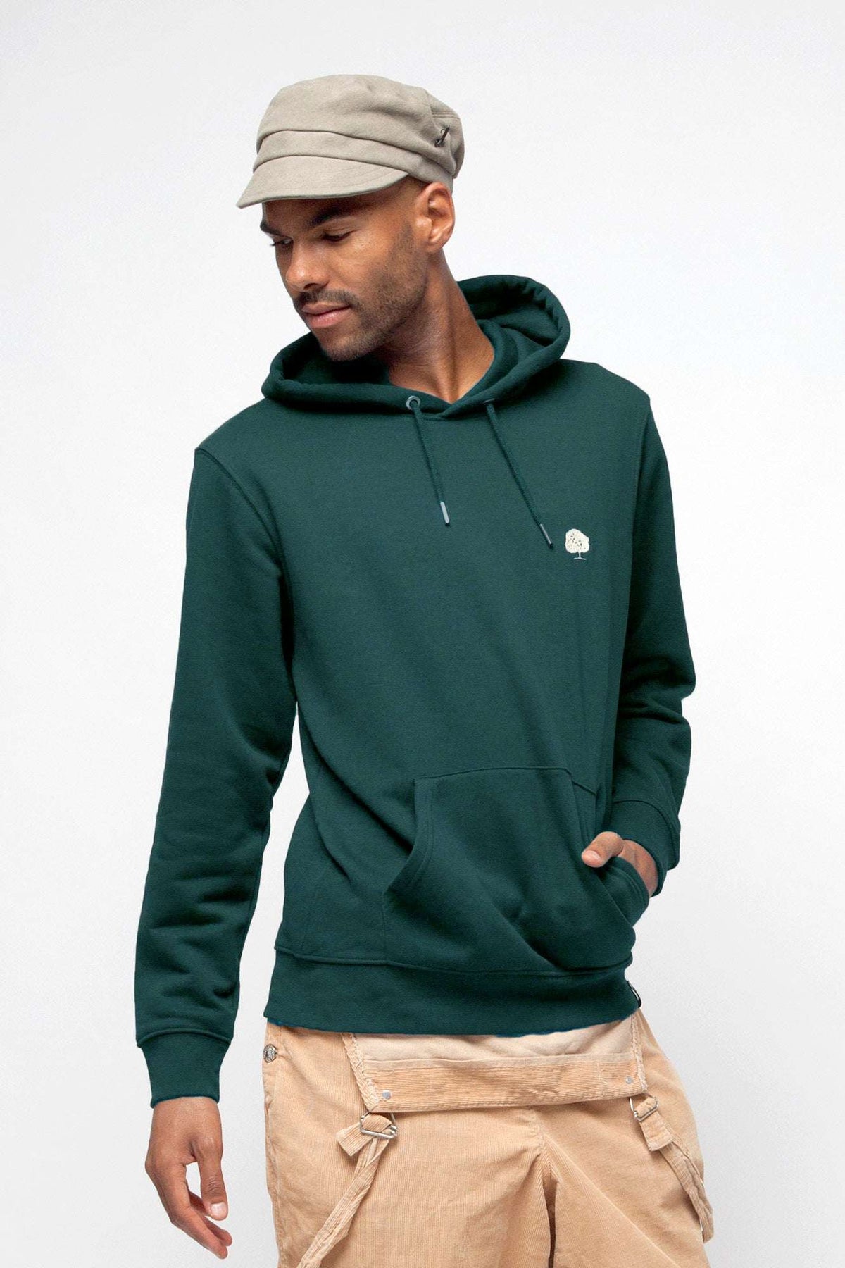 M-STSU177-Standard-Hoodie-aus-Bio-Baumwolle-Bio-Sweatshirts-IPERIO-Glazed-Green-Vorne2
