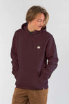 M-STSU177-Standard-Hoodie-aus-Bio-Baumwolle-Bio-Sweatshirts-IPERIO-Red-Brown-Vorne2