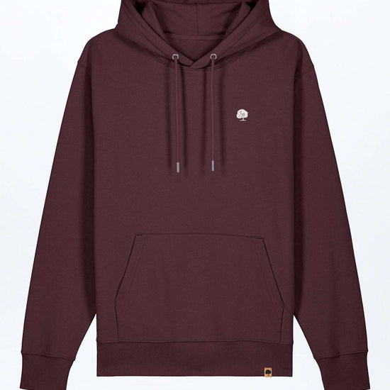 M-STSU177-Standard-Hoodie-aus-Bio-Baumwolle-Bio-Sweatshirts-IPERIO-Red-Brown-Vorne