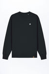 M-STSU178-Standard-Sweatshirt-aus-Bio-Baumwolle-Zertifizierte-Mode-CUCUNA-Black-Vorne