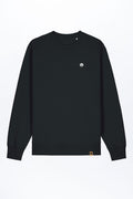 M-STSU178-Standard-Sweatshirt-aus-Bio-Baumwolle-Zertifizierte-Mode-CUCUNA-Black-Vorne