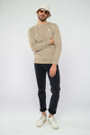 M-STSU178-Standard-Sweatshirt-aus-Bio-Baumwolle-Zertifizierte-Mode-CUCUNA-Desert-Dust-Vorne2