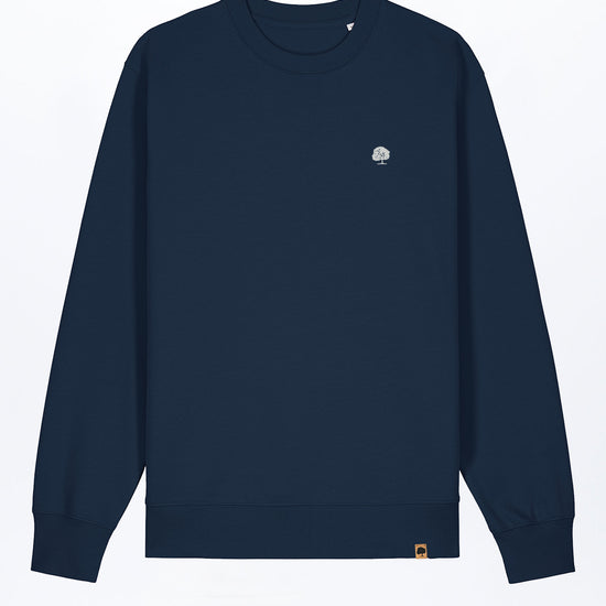 M-STSU178-Standard-Sweatshirt-aus-Bio-Baumwolle-Zertifizierte-Mode-CUCUNA-French-Navy-Vorne