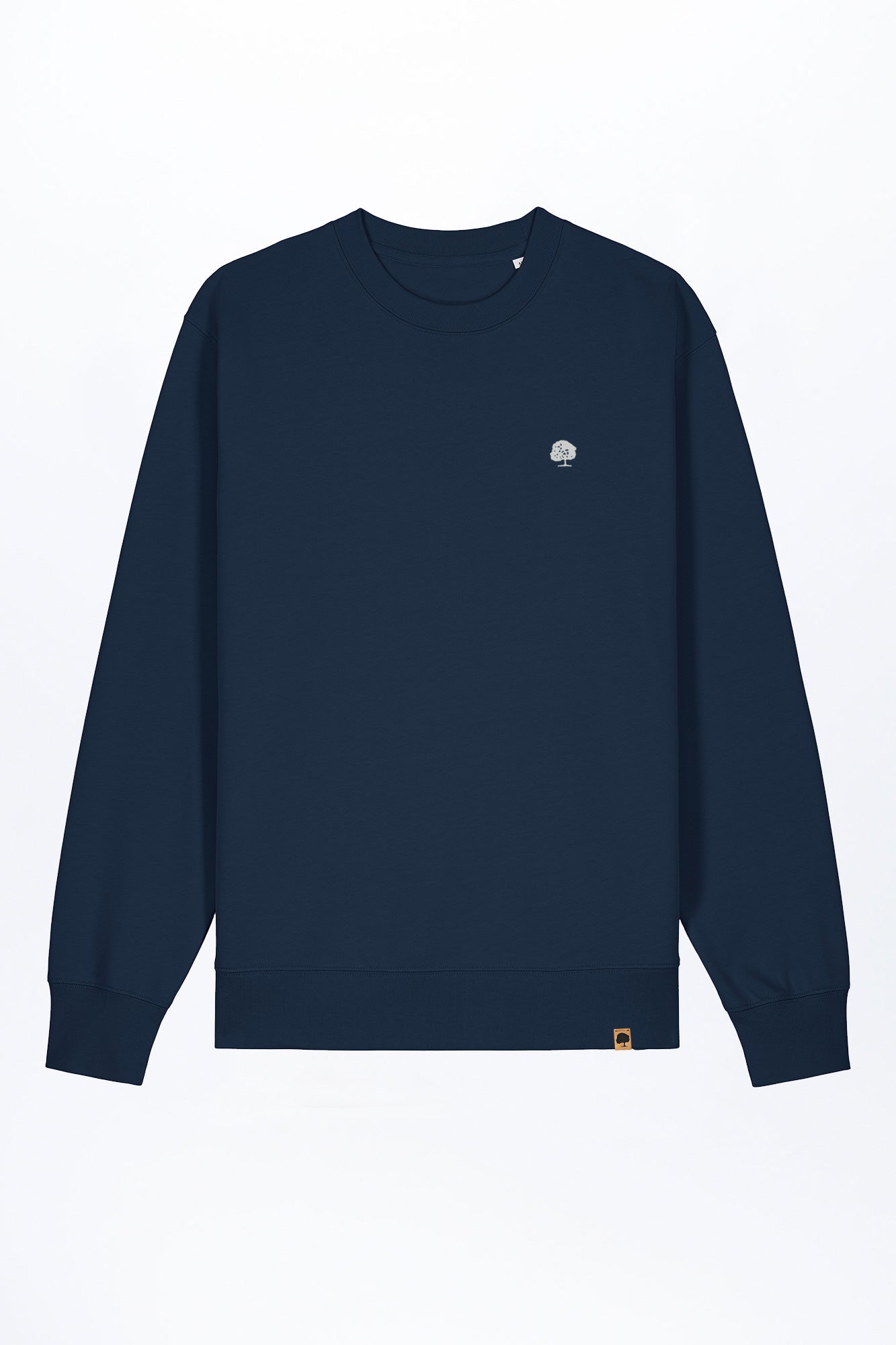 M-STSU178-Standard-Sweatshirt-aus-Bio-Baumwolle-Zertifizierte-Mode-CUCUNA-French-Navy-Vorne