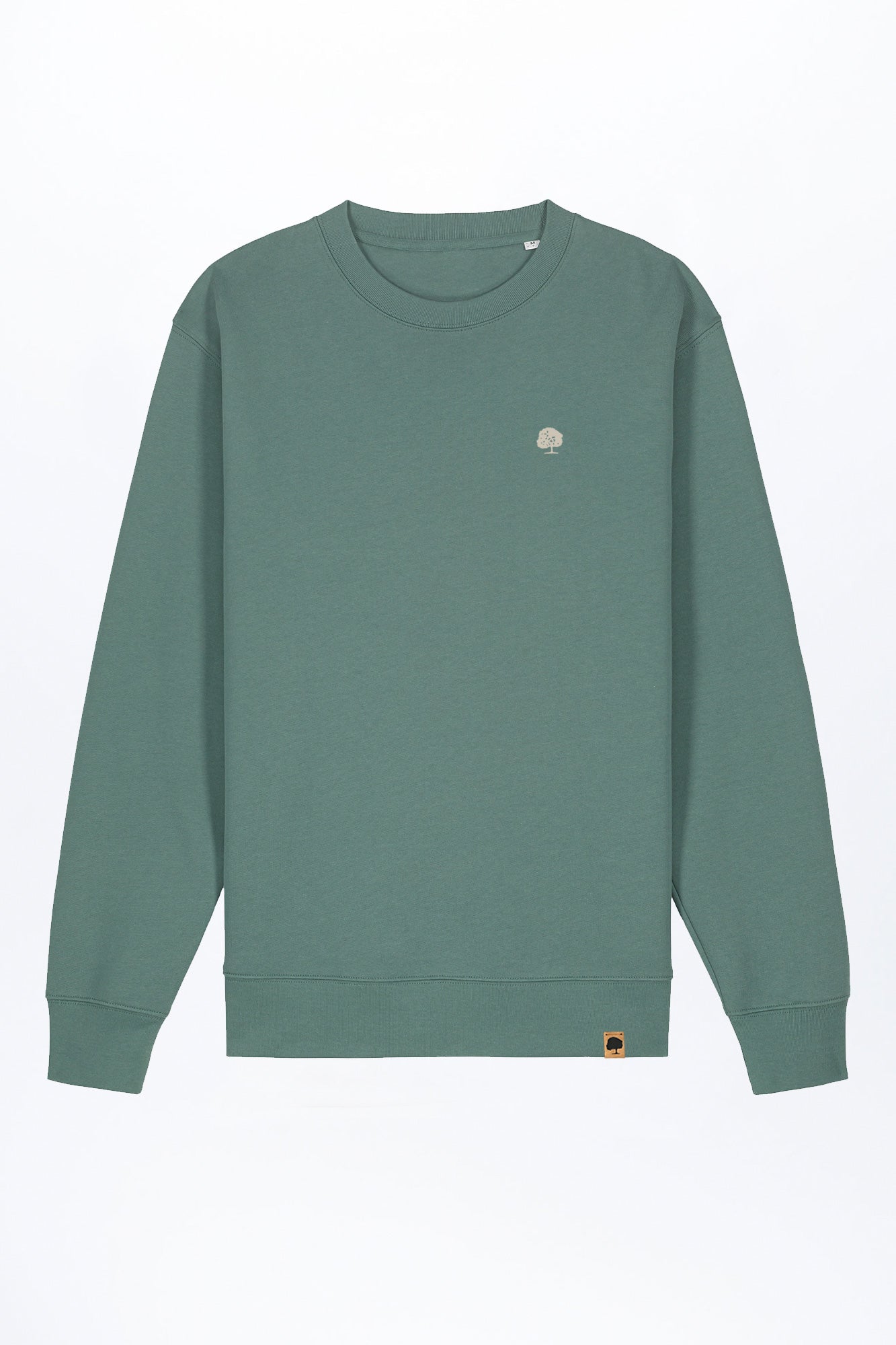 M-STSU178-Standard-Sweatshirt-aus-Bio-Baumwolle-Zertifizierte-Mode-CUCUNA-Green-Bay-Vorne2