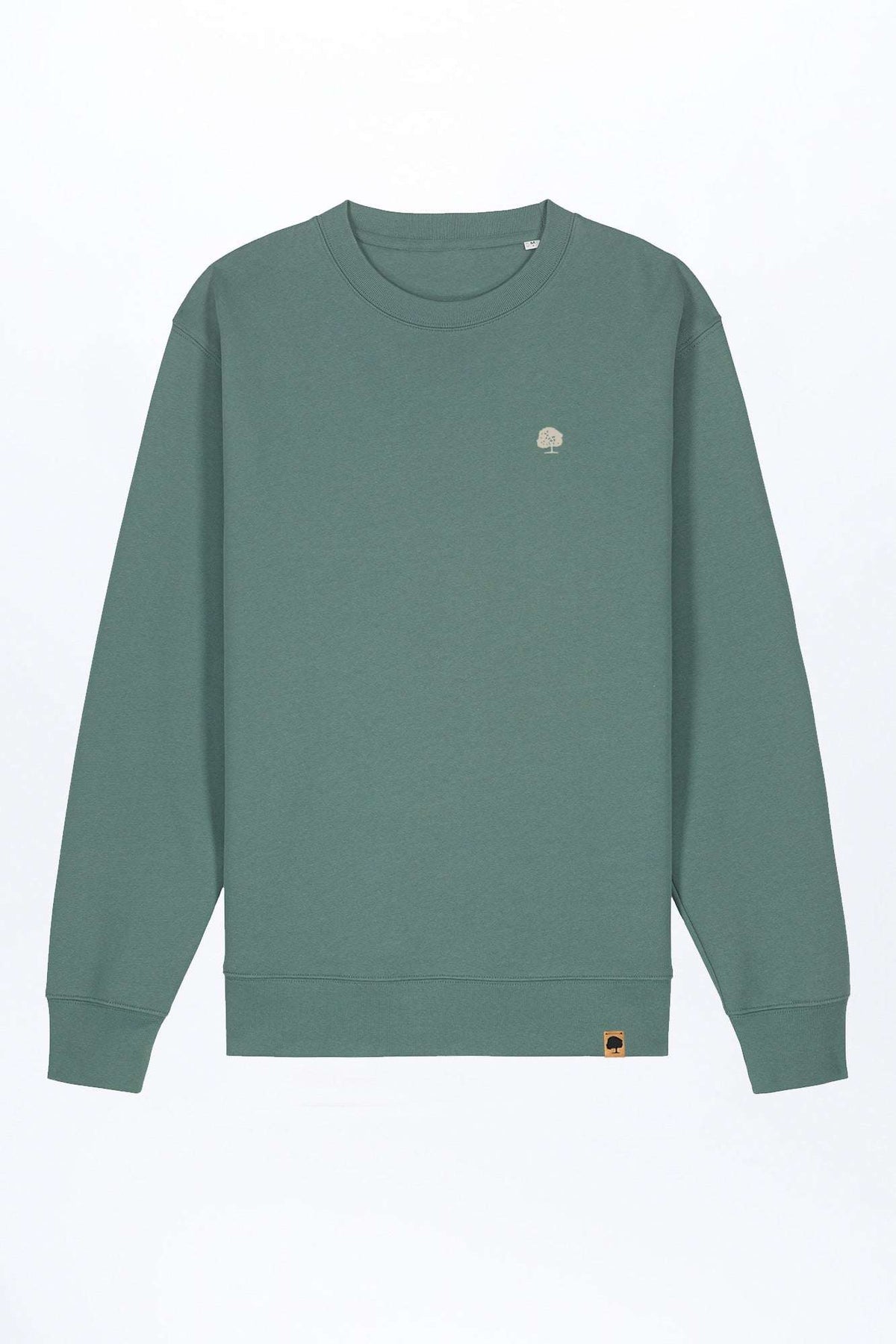 M-STSU178-Standard-Sweatshirt-aus-Bio-Baumwolle-Zertifizierte-Mode-CUCUNA-Green-Bay-Vorne2