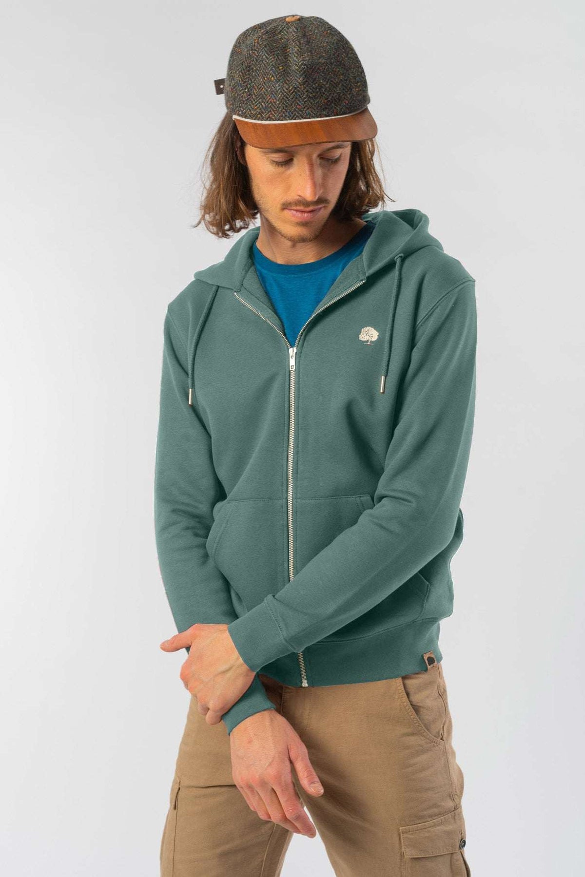 M-STSU179-Standard-Zipper-aus-Bio-Baumwolle-Online-Shop-Mode-VINCENTIO-Green-Bay-Vorne2