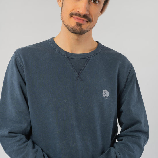 M-STSU720-Einzigartiger-Vintage-Sweater-aus-Bio-Baumwolle-Bio-Baumwoll-Kleidung-Herren-UNITAS-Garment-Dyed-Aged-India-Ink-Grey-Vorne1