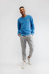 M-STSU720-Nachhaltiges-Vintage-Sweatshirt-Cadet-Blue-Vorne
