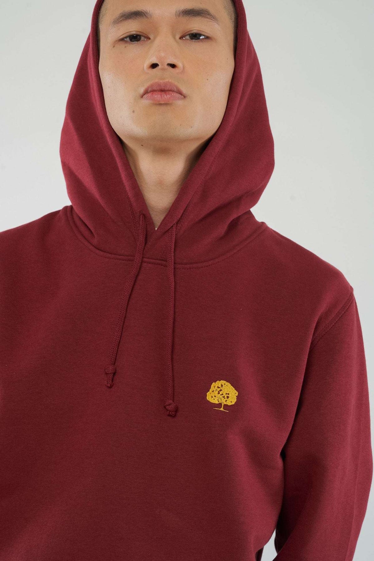 M-STSU812-Maenner-Leichrer-Bio-Hoodie-Burgundy-Detail