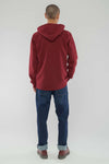 M-STSU812-Maenner-Leichrer-Bio-Hoodie-Burgundy-Hinten