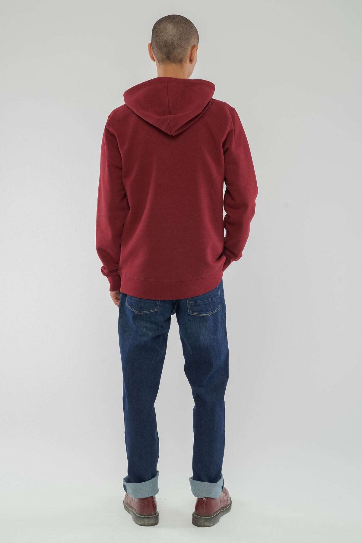 M-STSU812-Maenner-Leichrer-Bio-Hoodie-Burgundy-Hinten