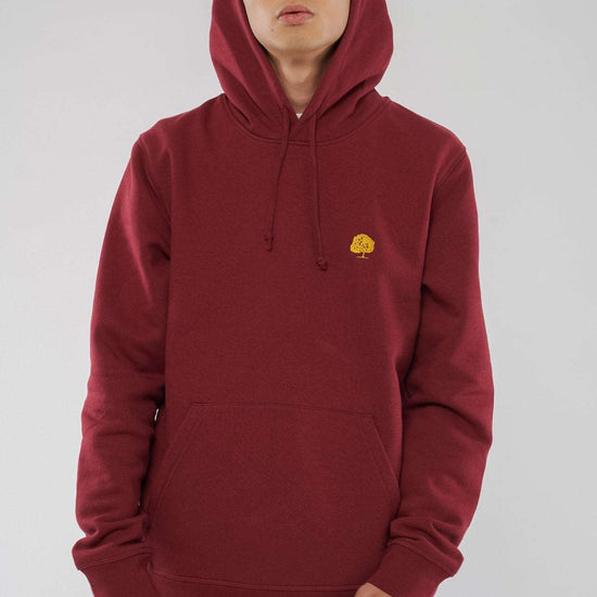 M-STSU812-Maenner-Leichrer-Bio-Hoodie-Burgundy-Vorne
