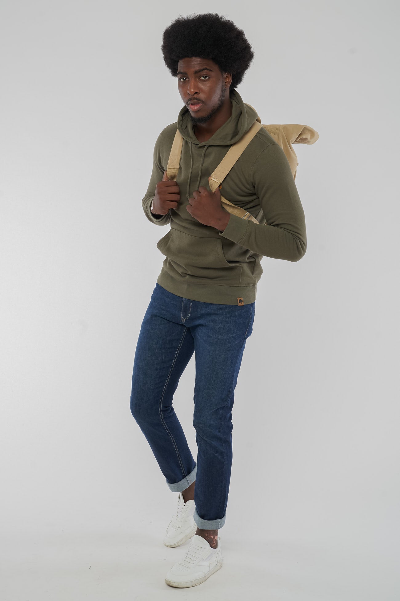M-STSU812-Maenner-Leichrer-Bio-Hoodie-Khaki-Vorne26UX2ZnTc8QJxi