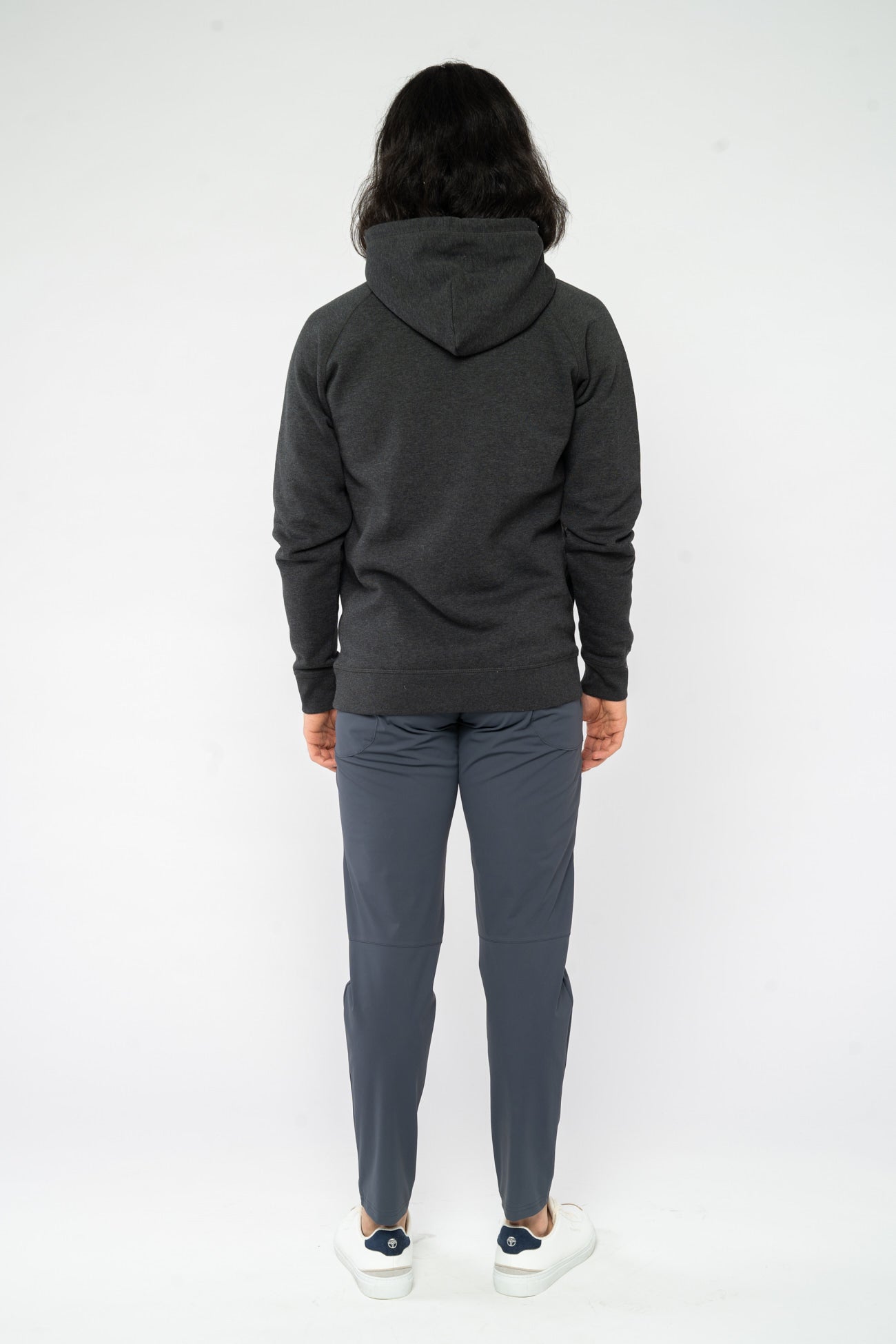M-STSU824-Hoodie-Dark-Heather-Grey-Hinten