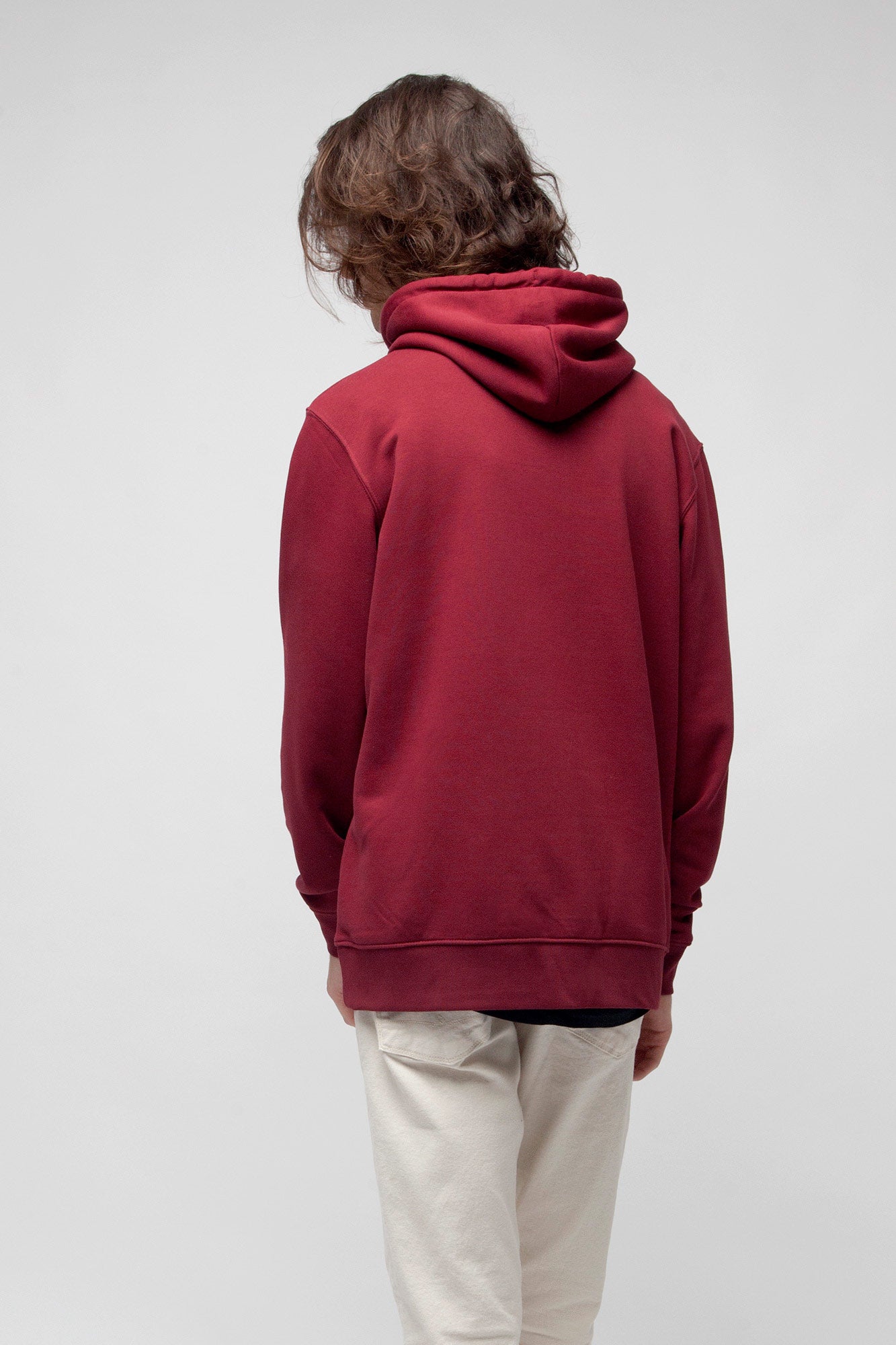 M-STSU824-Maenner-Sweatshirt-mit-Kapuze-Bio-Fair-Trade-Burgundy-Hinten