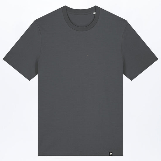 M-STTU169-Basic-T-Shirt-aus-Bio-Baumwolle-Mode-Online-Shop-LAREX-Anthracite-Vorne