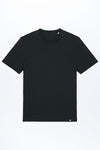 M-STTU169-Basic-T-Shirt-aus-Bio-Baumwolle-Mode-Online-Shop-LAREX-Black-Vorne