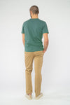 M-STTU169-Basic-T-Shirt-aus-Bio-Baumwolle-Mode-Online-Shop-LAREX-Green-Bay-Hinten