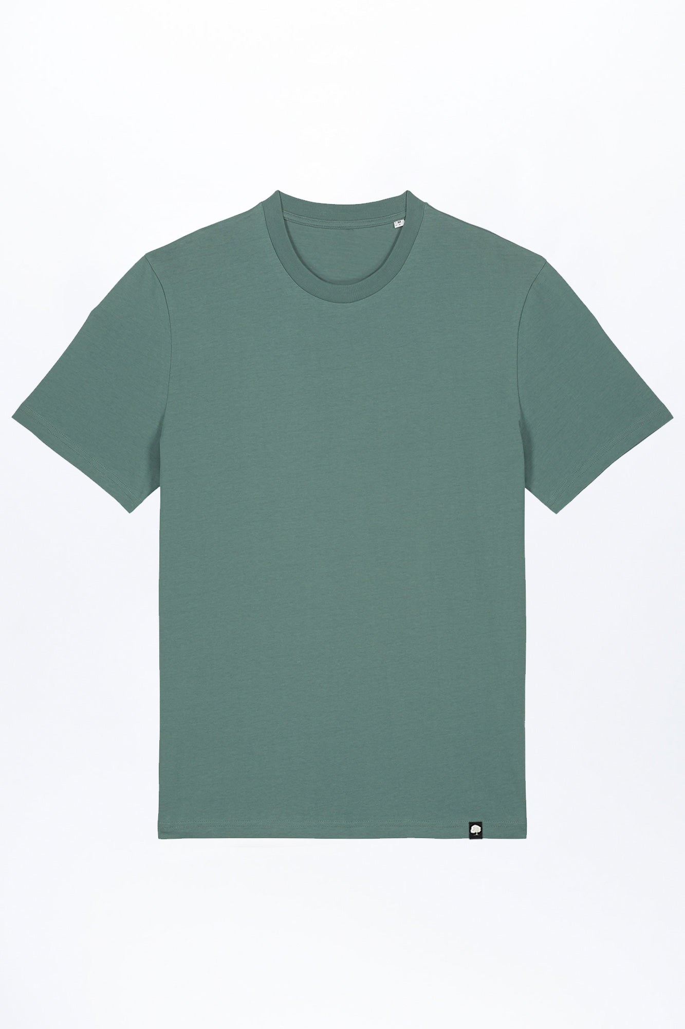 M-STTU169-Basic-T-Shirt-aus-Bio-Baumwolle-Mode-Online-Shop-LAREX-Green-Bay-Vorne