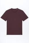 M-STTU169-Basic-T-Shirt-aus-Bio-Baumwolle-Mode-Online-Shop-LAREX-Red-Brown-Vorne