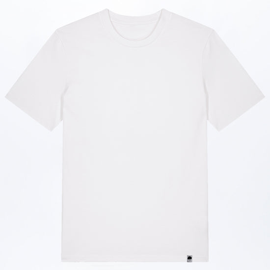 M-STTU169-Basic-T-Shirt-aus-Bio-Baumwolle-Mode-Online-Shop-LAREX-White-Vorne