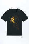 M-STTU169-Basic-T-Shirt-aus-Bio-Baumwolle-mit-Druck-Asian-Woman-Black