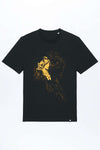 M-STTU169-Basic-T-Shirt-aus-Bio-Baumwolle-mit-Druck-Asian-Woman-Black