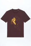 M-STTU169-Basic-T-Shirt-aus-Bio-Baumwolle-mit-Druck-Asian-Woman-Red-Brown
