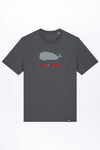 M-STTU169-Basic-T-Shirt-aus-Bio-Baumwolle-mit-Druck-Whale-Watching-Anthracite