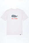 M-STTU169-Basic-T-Shirt-aus-Bio-Baumwolle-mit-Druck-Whale-Watching-White