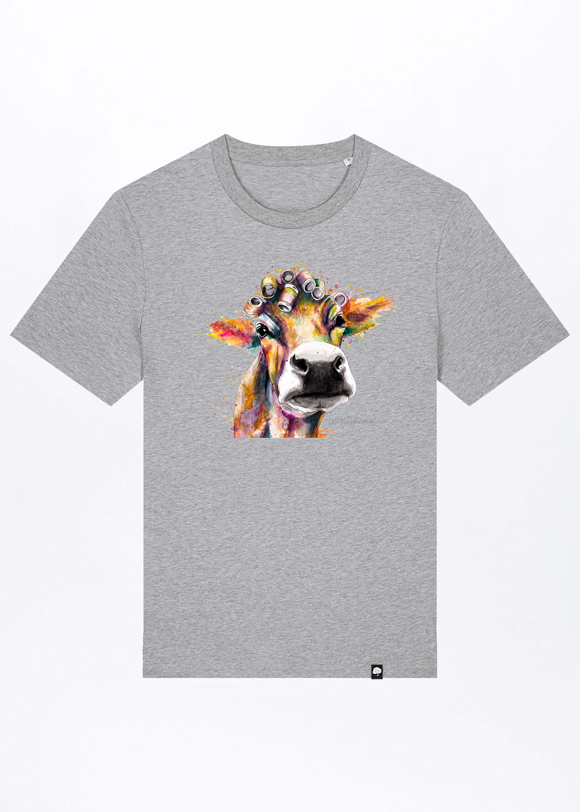 M-STTU169-Cow-Basic-T-Shirt-aus-Bio-Baumwolle-Mode-Onlineshop-LAREX-Heather-Grey-Vorne