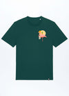 M-STTU169-Flamingo-Summer-Basic-T-Shirt-aus-Bio-Baumwolle-Natur-Mode-LAREX-Glazed-Green-Vorne