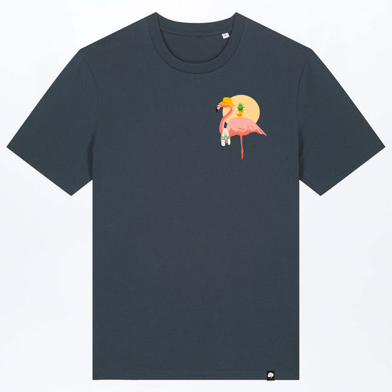 M-STTU169-Flamingo-Summer-Basic-T-Shirt-aus-Bio-Baumwolle-Natur-Mode-LAREX-India-Ink-Grey-Vorne
