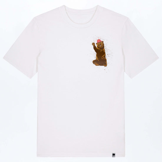 M-STTU169-Happy-Baer-Basic-T-Shirt-aus-Bio-Baumwolle-Bio-Mode-LAREX-White-Vorne