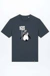 M-STTU169-I-Am-A-Lion-Basic-T-Shirt-aus-Bio-Baumwolle-Natuerliche-Mode-LAREX-India-Ink-Grey-Vorne1