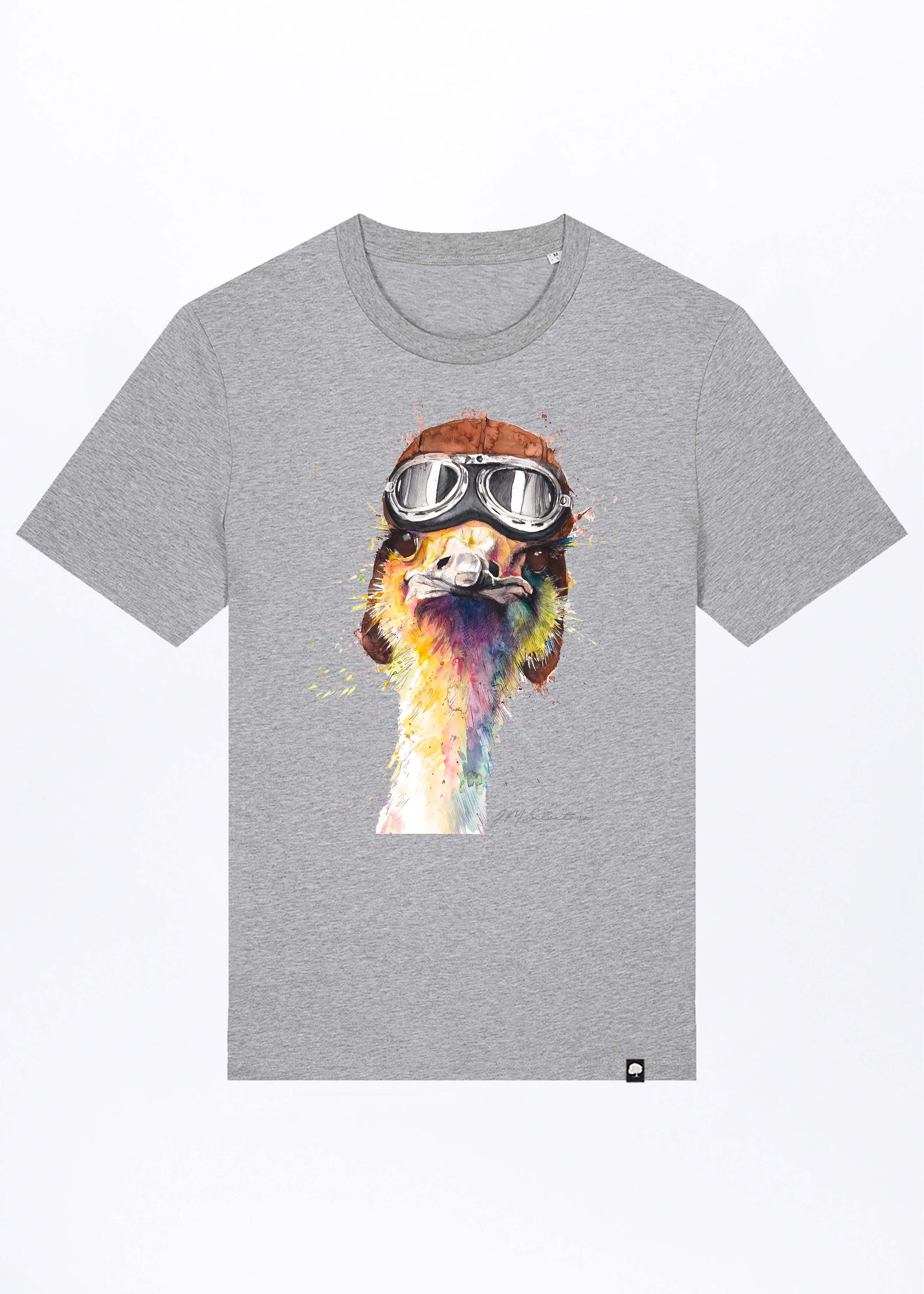 M-STTU169-Strauss-Basic-T-Shirt-aus-Bio-Baumwolle-Fair-Trade-Kleidung-LAREX-Heather-Grey-Vorne