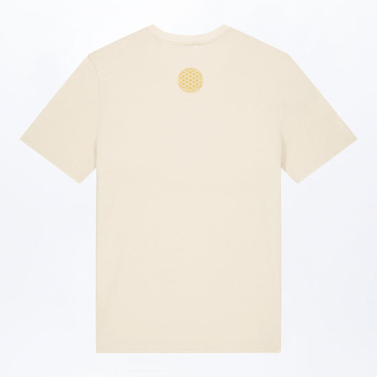 M-STTU169-T-Shirt-aus-Bio-Baumwolle-Blume-des-Lebens-Natural-Raw