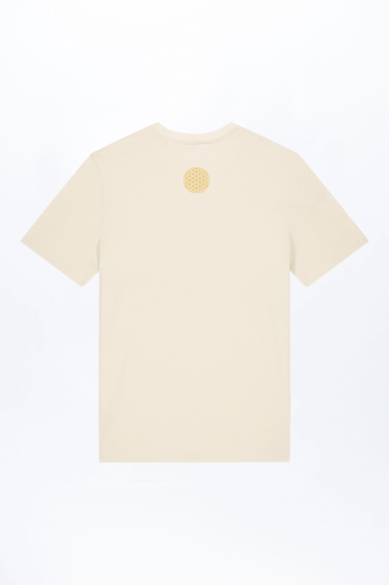 M-STTU169-T-Shirt-aus-Bio-Baumwolle-Blume-des-Lebens-Natural-Raw
