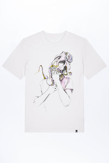 M-STTU169-T-Shirt-aus-Bio-Baumwolle-Crake-Head-White
