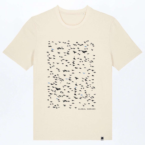 M-STTU169-T-Shirt-aus-Bio-Baumwolle-Flying-Birds-Natural-Raw