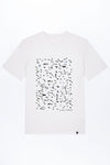 M-STTU169-T-Shirt-aus-Bio-Baumwolle-Flying-Birds-White
