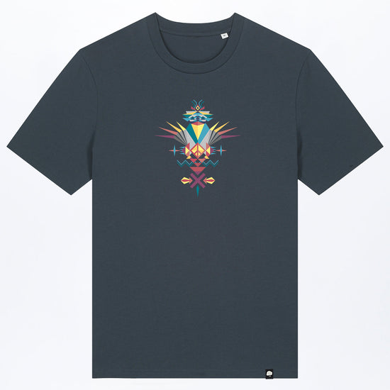 M-STTU169-T-Shirt-aus-Bio-Baumwolle-mit-Druck-Bird-of-Peace-India-Ink-Grey